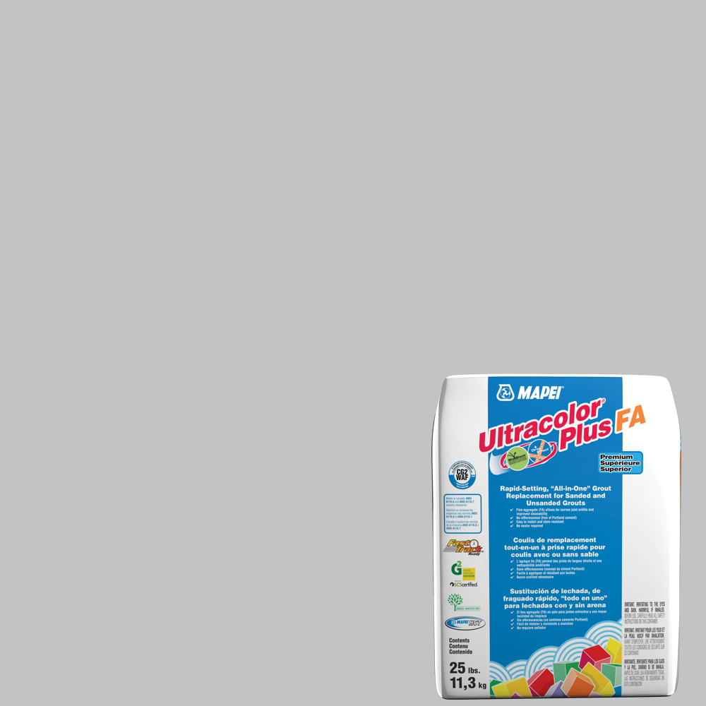 Mapei Ultracolor Plus FA Rapid-Setting All-in-One Grout - #101 Rain - 25 lb