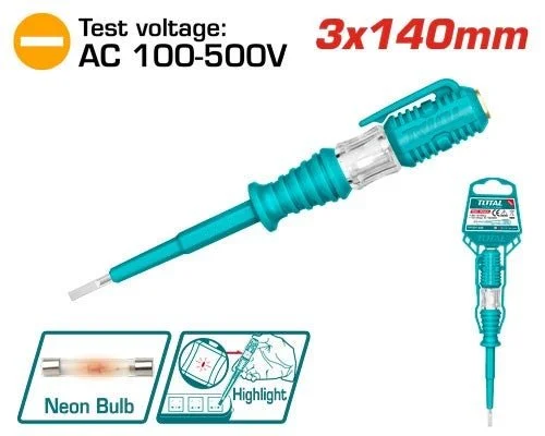 Total tools [THT291408] 100-500V Test pencil (Short)