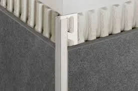 Schluter - QUADEC In/Out Corner 90° - Aluminum Anodized Matte Nickel 1/2" (12.5 mm)