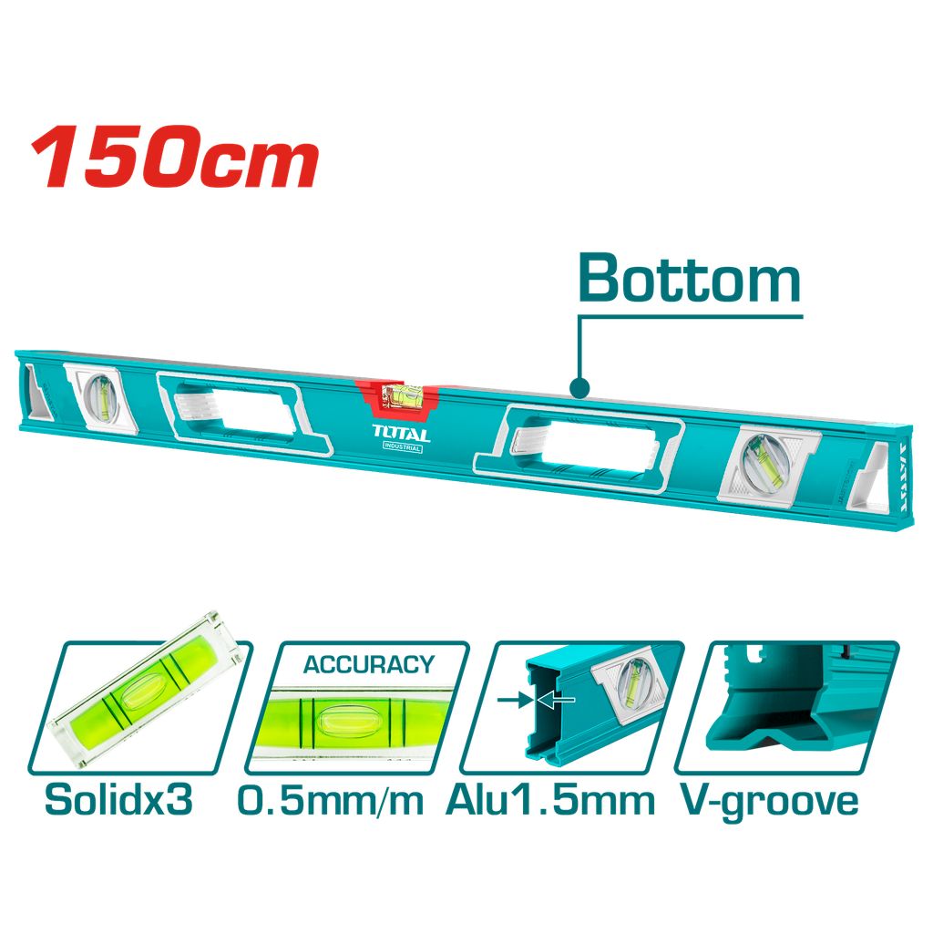 Total tools [TMT215086] 60" Industrial Spirit level