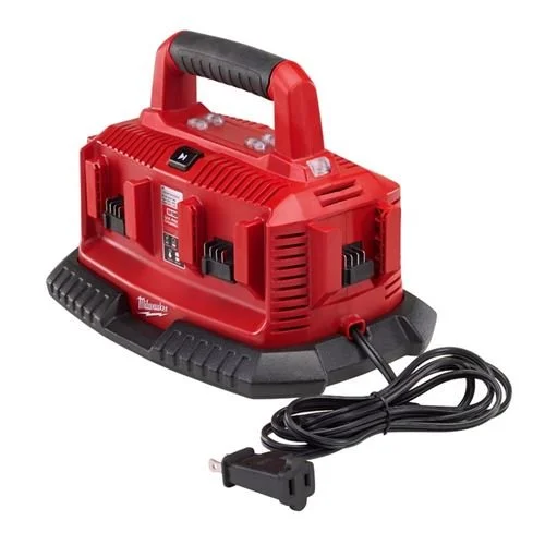 Milwaukee M18 18V Lithium-Ion 6-Port Sequential Battery Charger
