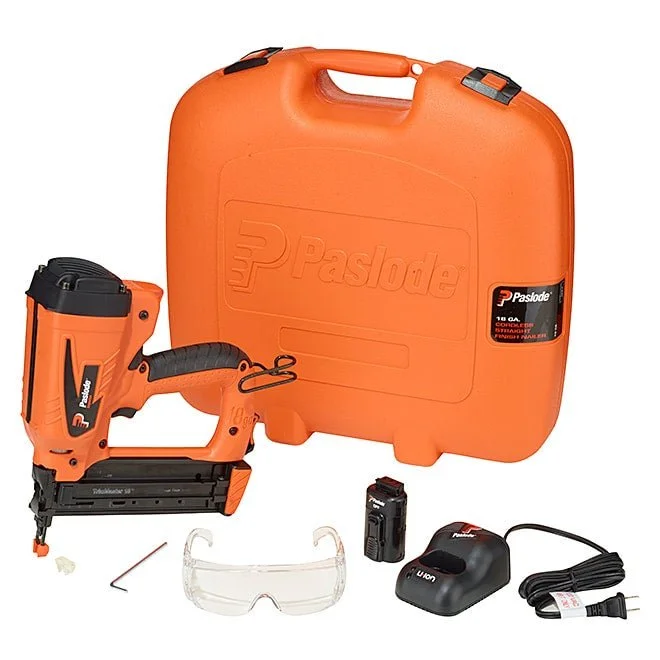Paslode Impulse Li-Ion Cordless 18 Gauge Brad Nailer w. batteries and charger