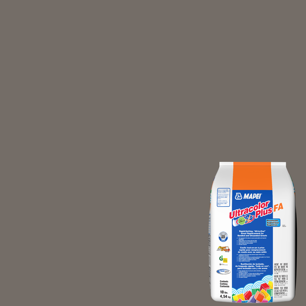 Mapei Ultracolor Plus FA Rapid-Setting All-in-One Grout - #09 Gray - 10 lb