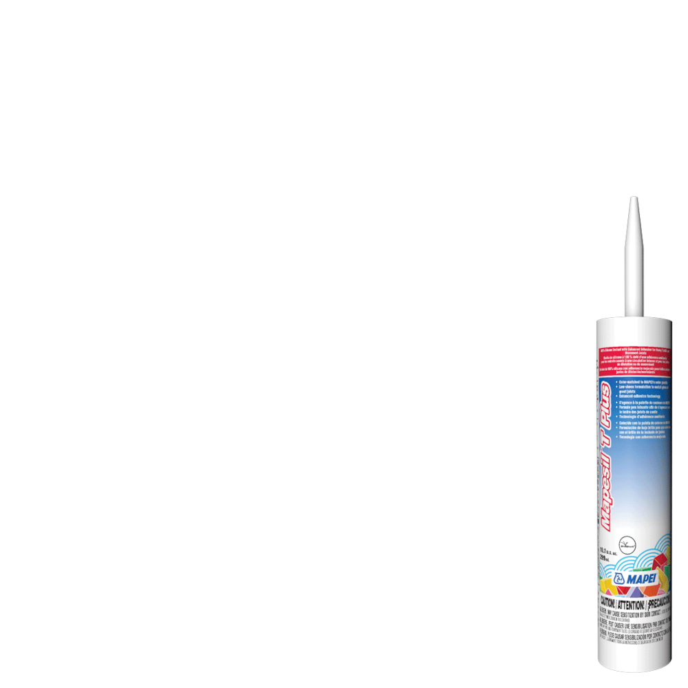 Mapei Mapesil T Plus Silicone Sealant - #117 Pure White - 299 ml