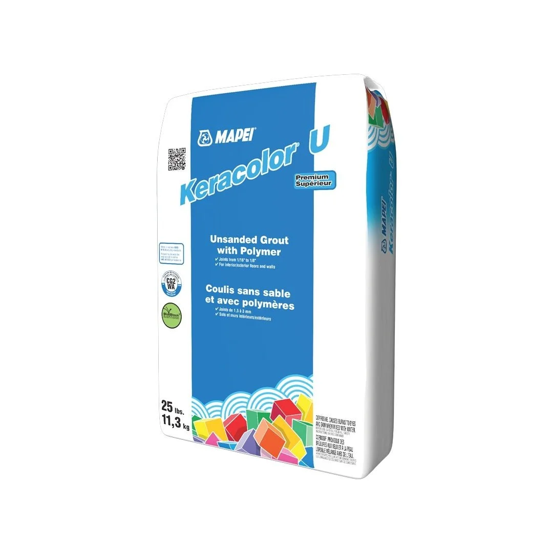 Mapei - Keracolor U Unsanded Grout with Polymer #5027 Silver 25 lb