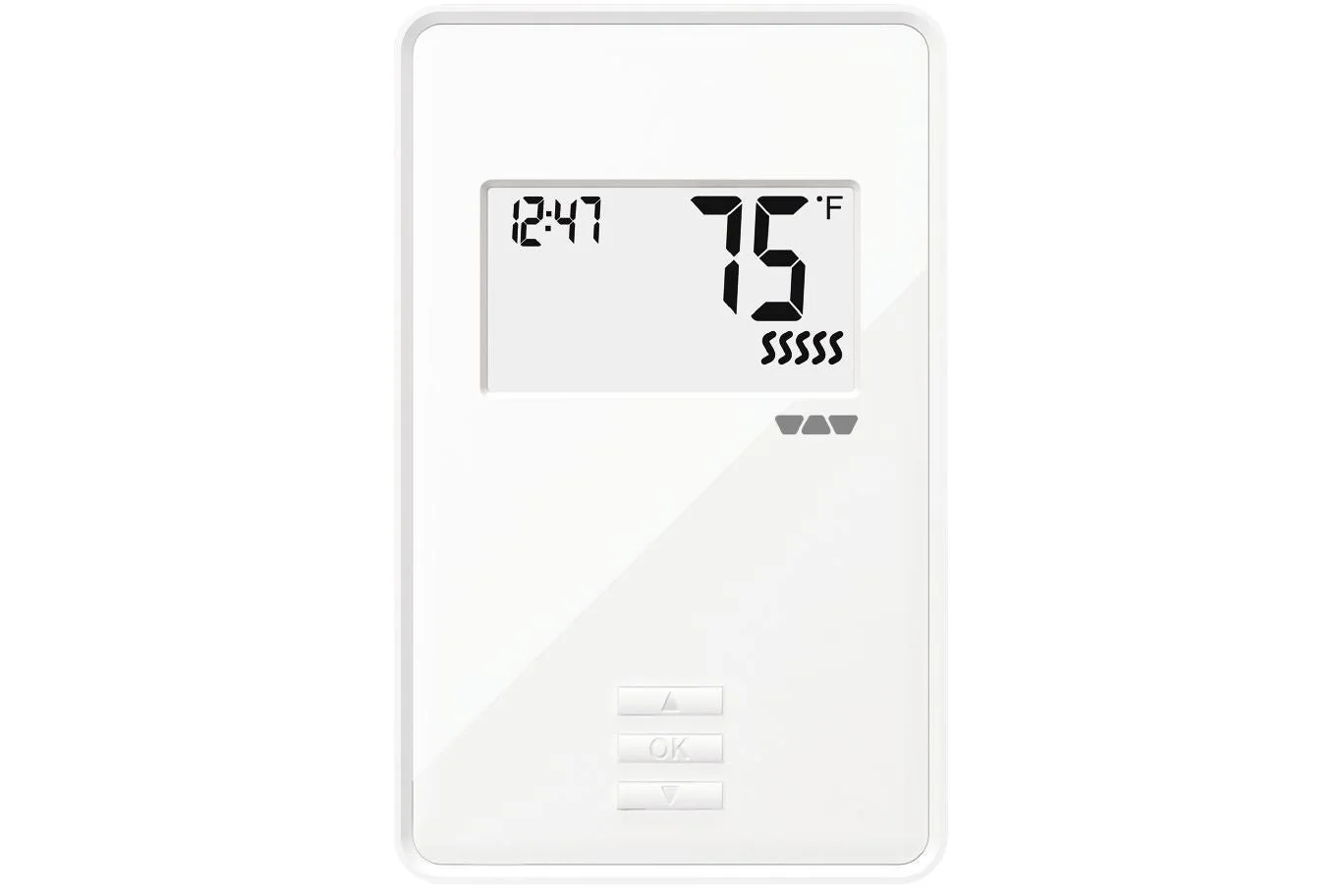 Schluter DITRA-HEAT-E-R Non-Programmable Thermostat Bright White 120V/240V