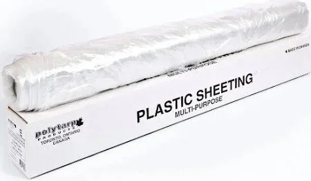 Polytarp - Multipurpose Polyethylene Film Light, clear, 10' x 1000 sq. ft