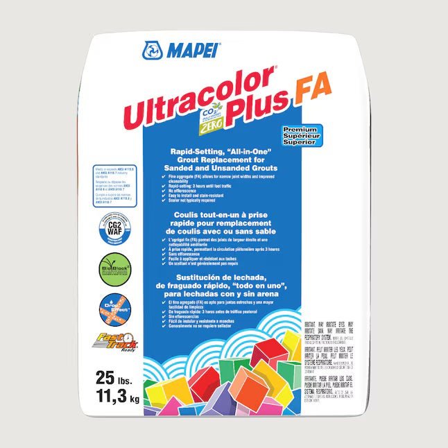 Mapei - Ultracolor Plus FA Rapid-Setting All-in-One Grout #5038 Avalanche 25 lb