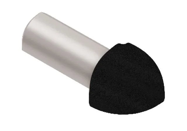 Schluter - RONDEC Outside Corner 90° Aluminum Matte Black 3/8" (10 mm)