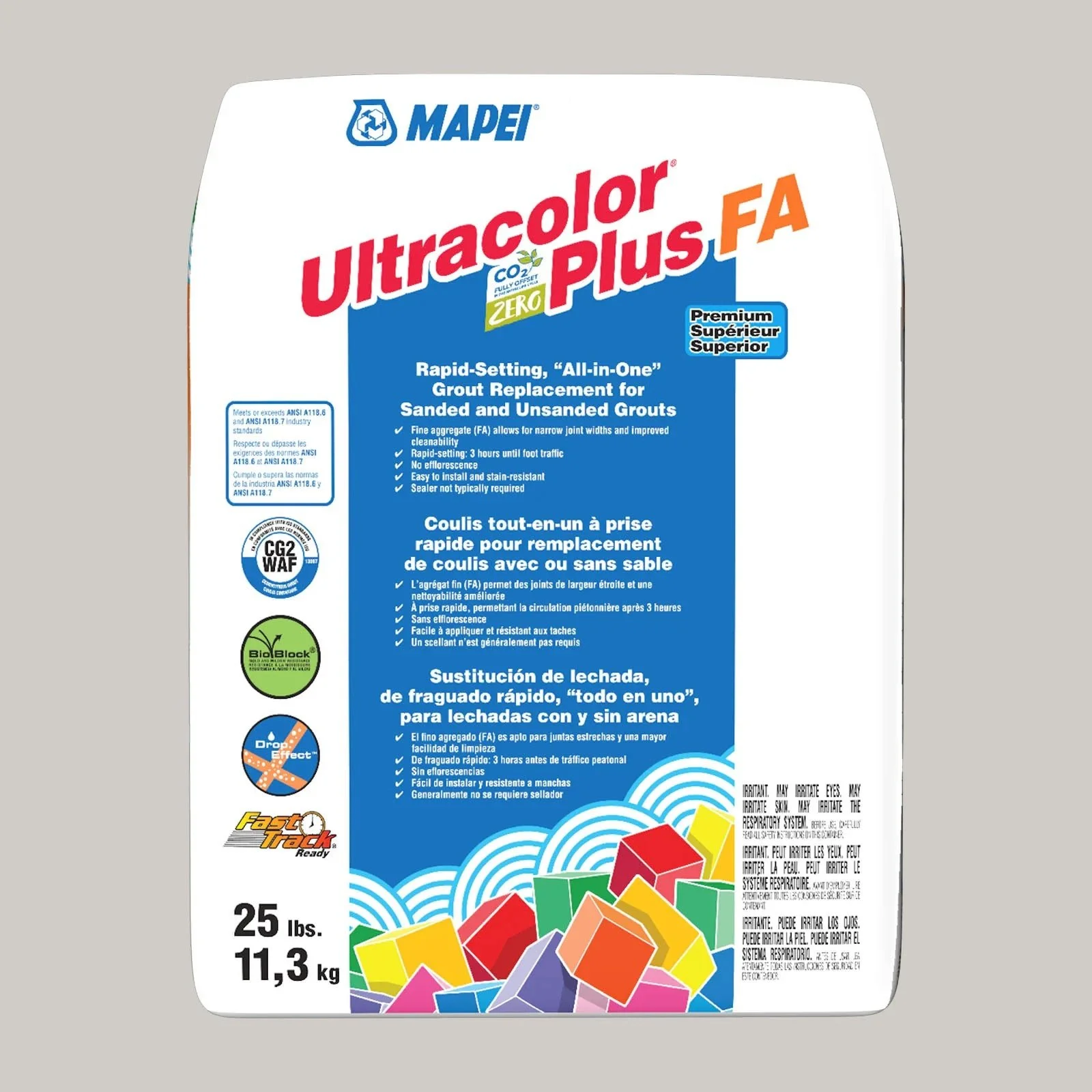 Mapei - Grout Ultracolor Plus FA #5227 Castle Wall 25 lb