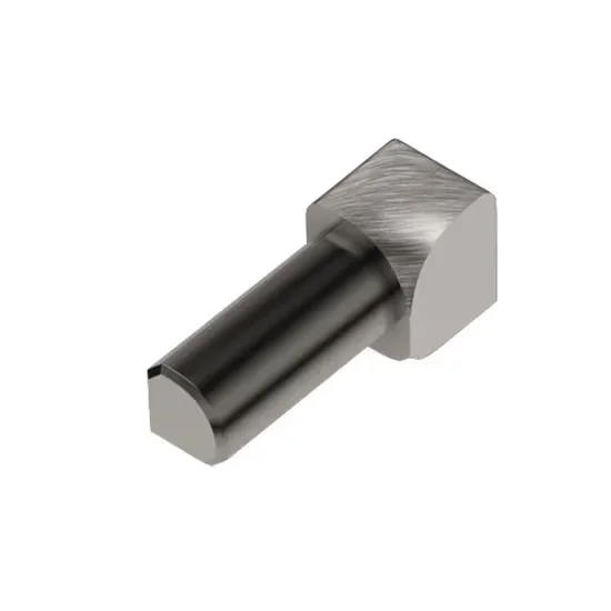 Schluter - RONDEC Inside Corner 90° - Aluminum Anodized Brushed Nickel 1/2" (12.5 mm)