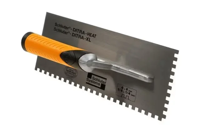 Schluter - DITRA-HEAT-XL-TROWEL Square-Notched Trowel 1/4"x 1/4"