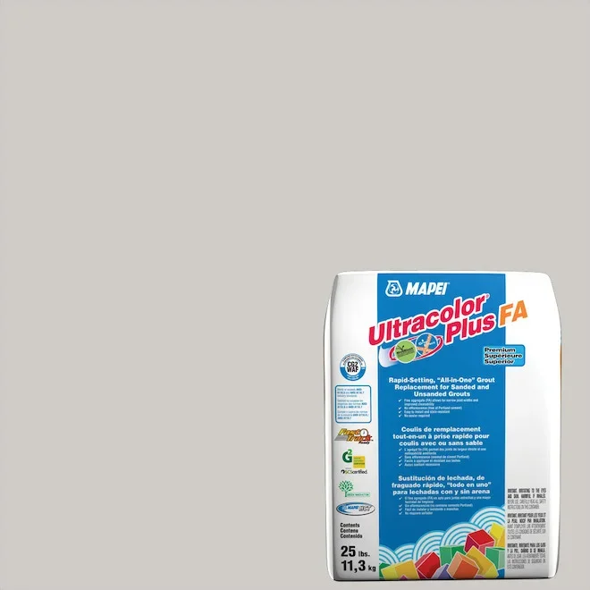 Mapei - Ultracolor Plus FA Rapid-Setting All-in-One Grout #5077 Frost 25 lb