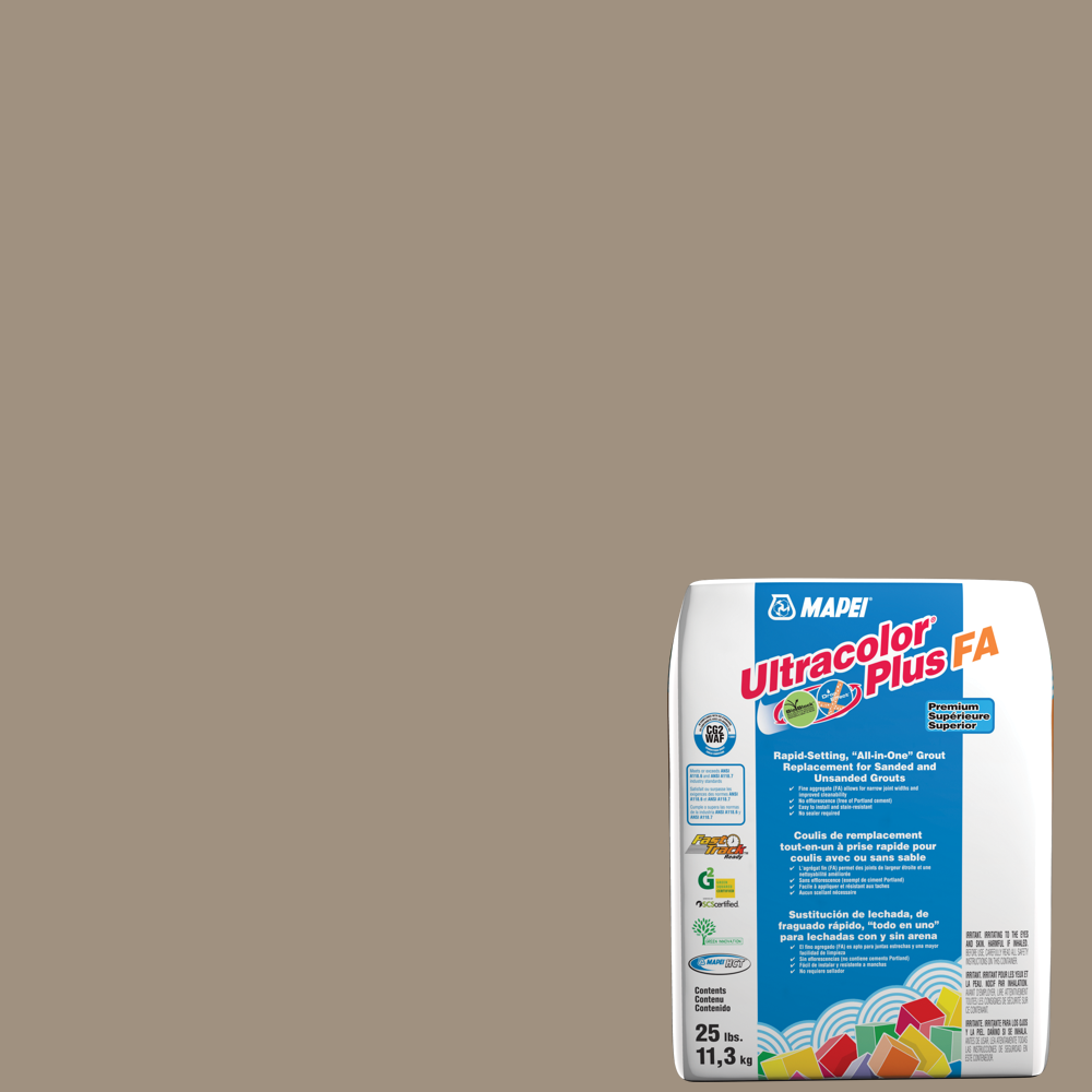 Mapei Ultracolor Plus FA Rapid-Setting All-in-One Grout - #105 Driftwood - 25 lb