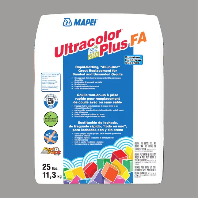 Mapei - Ultracolor Plus FA Rapid-Setting All-in-One Grout #5104 Timberwolf 25 lb