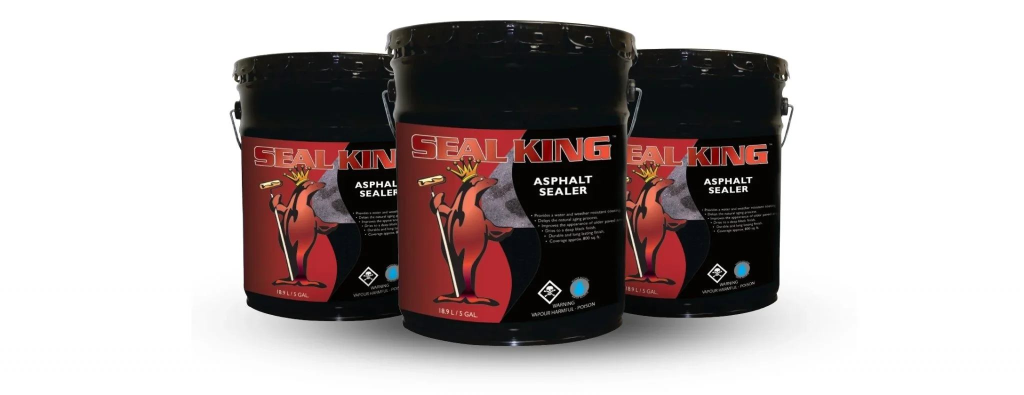 Seal King 18.9L / 5GAL PREMIUM WB ASPHALT SEALER-700