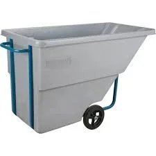 Kleton Tilt Truck, Polyethylene, 0.625 cu. yd., 850 lbs. Load Capacity