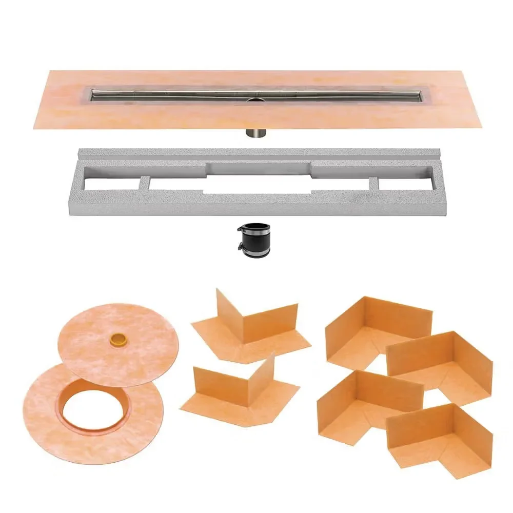 Schluter - KERDI-LINE Linear Drain Center Channel Body Kit 66-7/8"