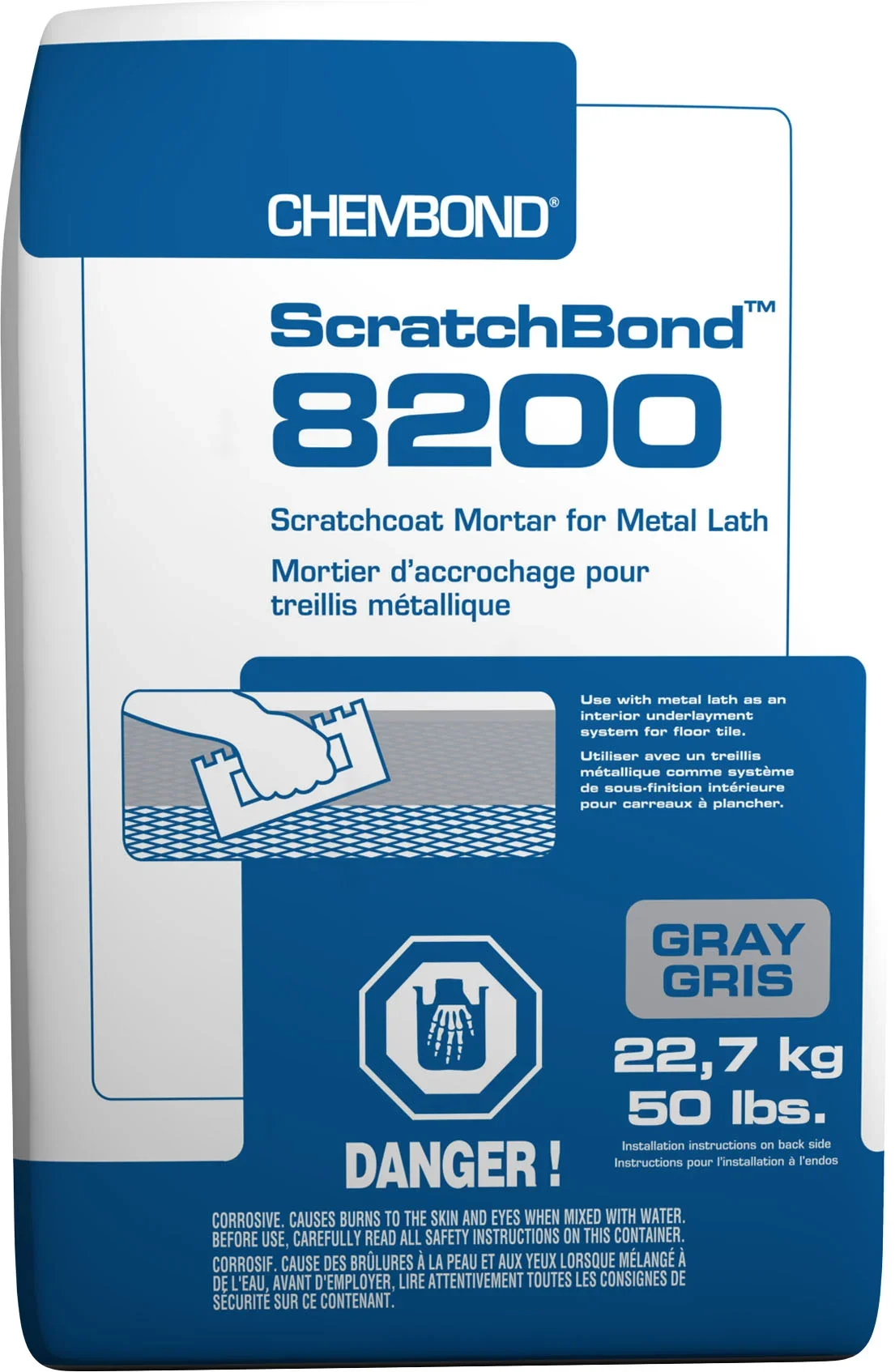 Chembond: ScratchBond 8200 - Scratchcoat Mortar for Metal Lath