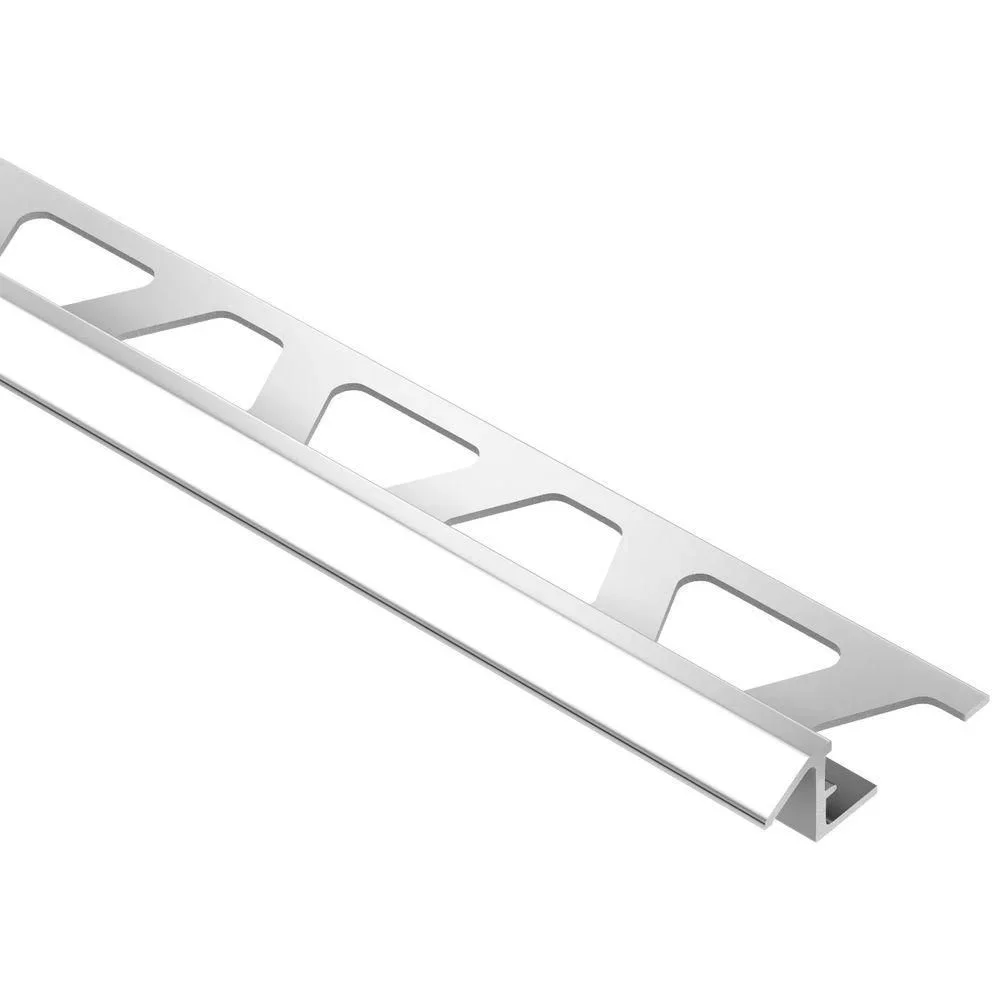Schluter - RENO-TK Reducer Profile - Aluminum Anodized Bright Chrome 5/16" (8 mm) x 8' 2-1/2"