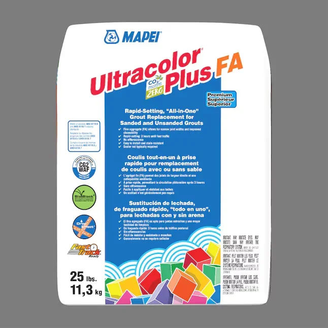 Mapei - Ultracolor Plus FA Rapid-Setting All-in-One Grout #5019 Pearl Gray 25 lb