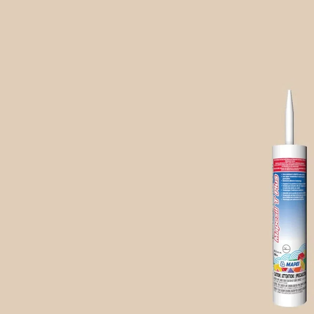Mapei - Mapesil T Plus Silicone Sealant #5049 Light Almond 299 ml
