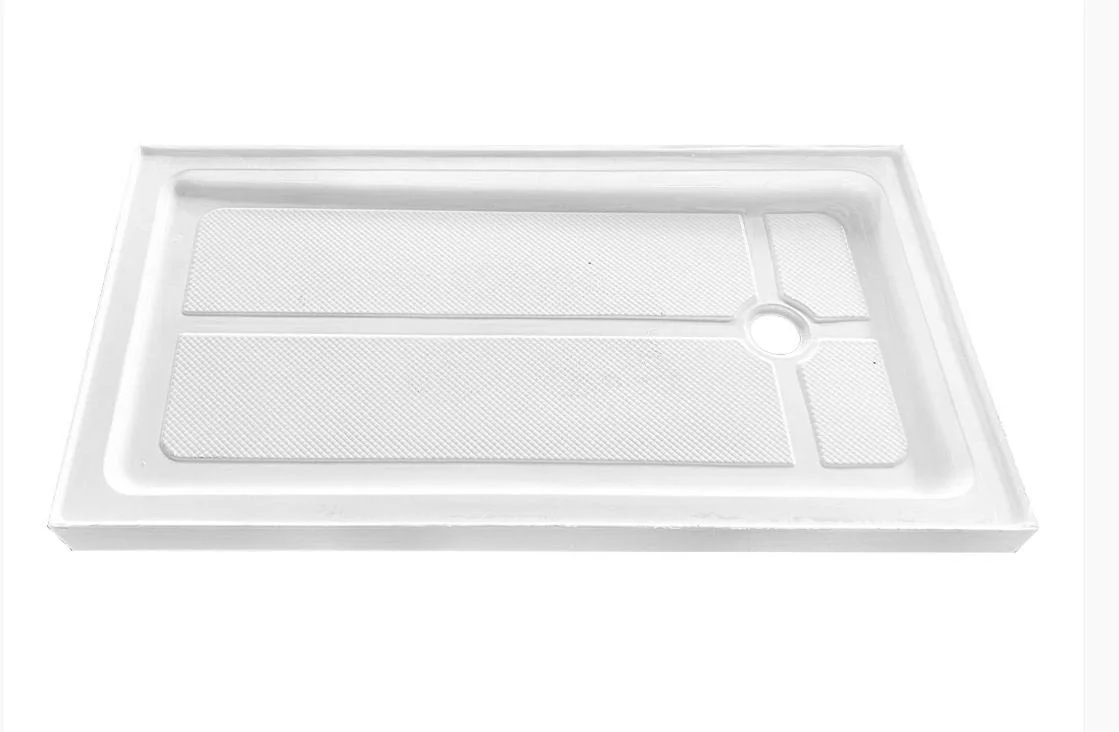 Acrylic Shower Tray Antiskid Surface without Drainer