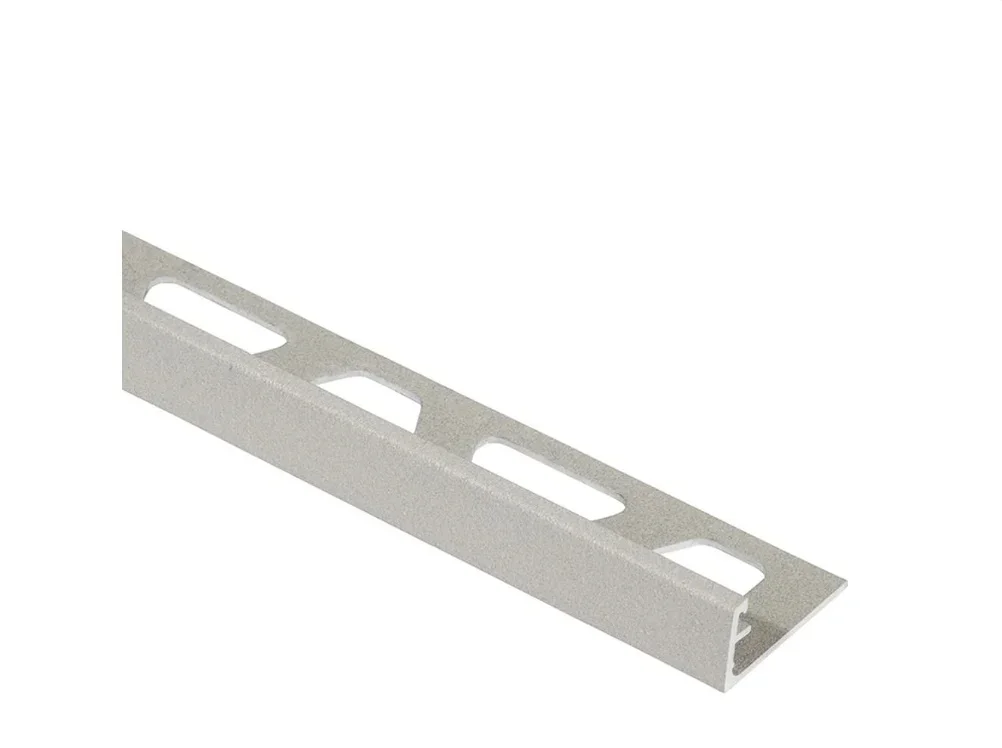 Schluter - SCHIENE Wall Tile Edging Trim Aluminum Greige 5/16" (8 mm) x 8' 2-1/2"