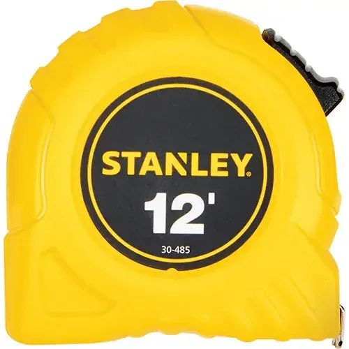 STANLEY TOOLS Tape Measure, 1/2" x 12', Imperial Graduations