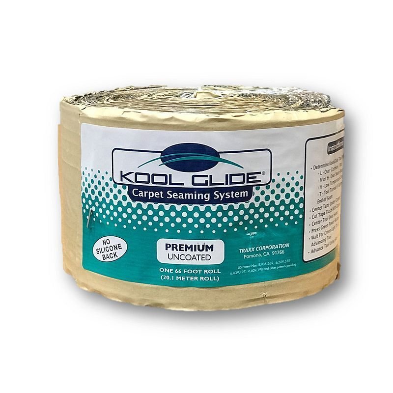 Traxx - Kool Glide Uncoated Premium Seam Tape, 4.5" x 66'