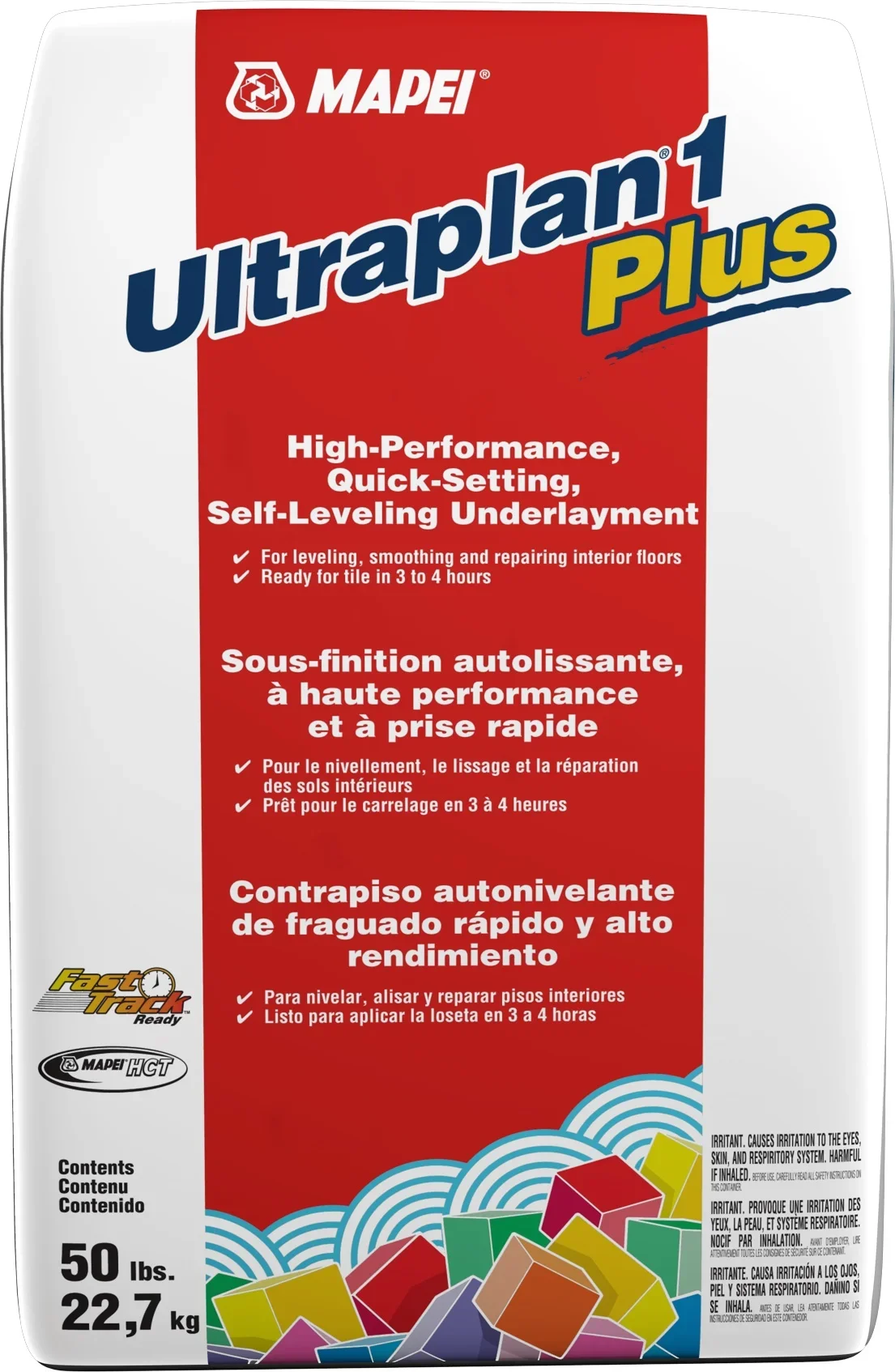 Mapei - Ultraplan 1 Plus High-Performance Quick-Setting Self-Leveling Underlayment - 50 lb