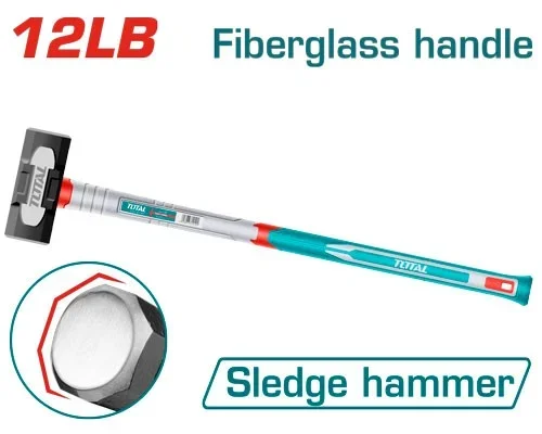 Total tools [THSM61598] 12LB Sledge hammer with fiberglass handle
