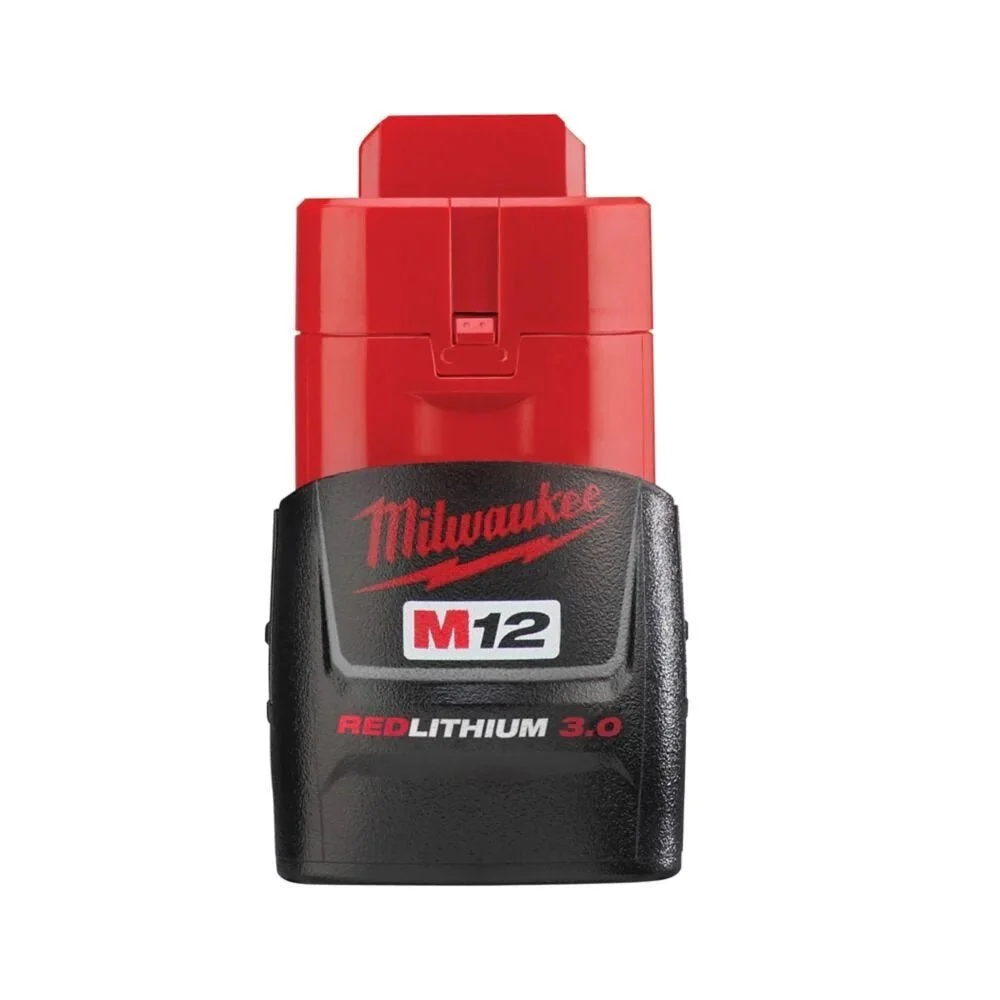 Milwaukee Tool M12 12V Lithium-Ion Compact (CP) 3.0 Ah REDLITHIUM Battery Pack