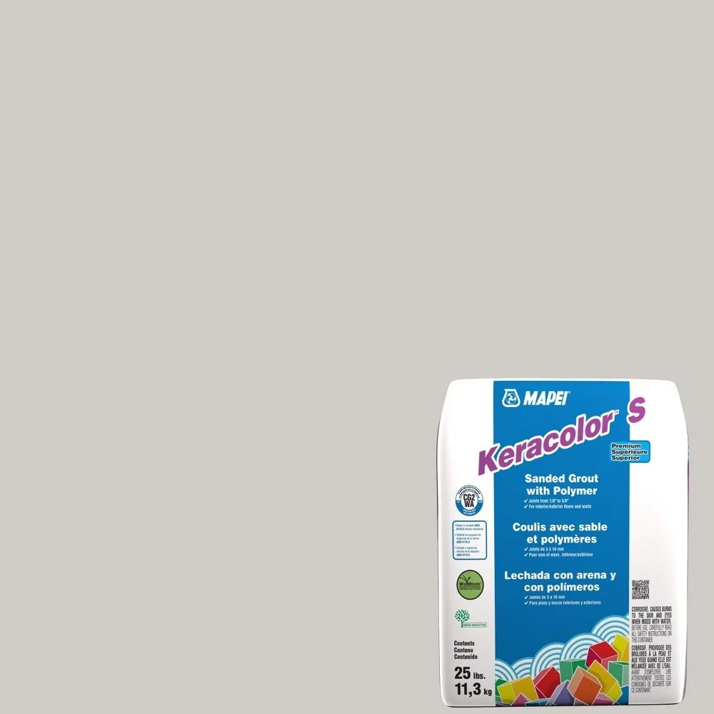 Mapei - Keracolor S Sanded Grout with Polymer #77 Frost 25 lb