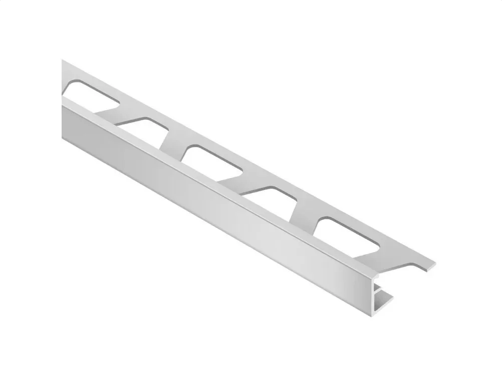 Schluter - SCHIENE Floor/Wall Edge Trim Anodized Aluminum Matte 7/16" (11 mm) x 8' 2-1/2"