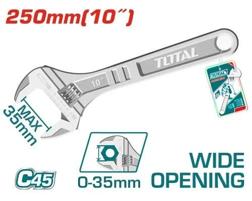 Total tools [THT1010103] 10" Adjustable wrench