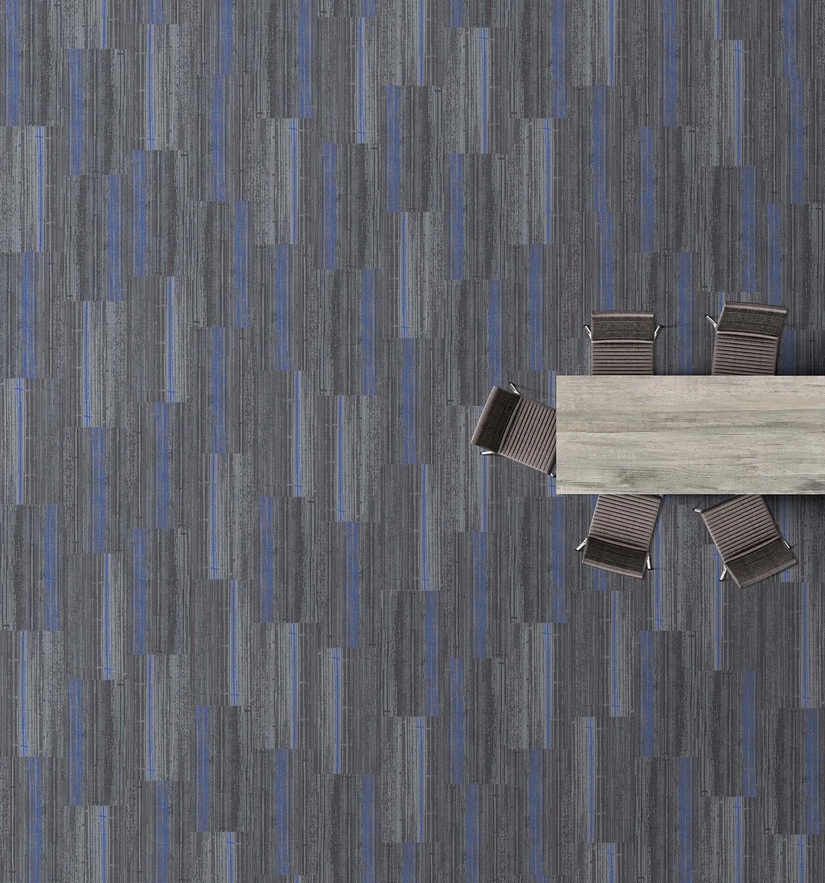 Next Floor Carpet Planks Context Dusk Cobalt 20" x 40"