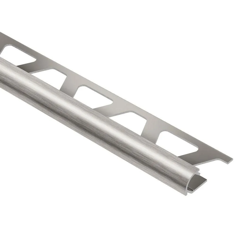 Schluter - RONDEC Bullnose Trim - Aluminum Anodized Brushed Nickel 5/16" (8 mm) x 8' 2-1/2"