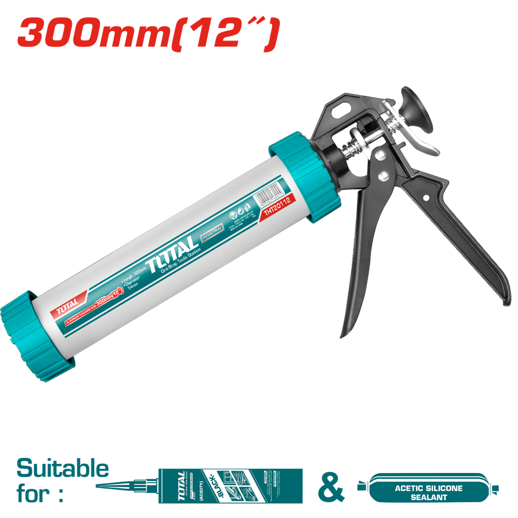 Total tools [THT20112] 12" Aluminum caulking gun
