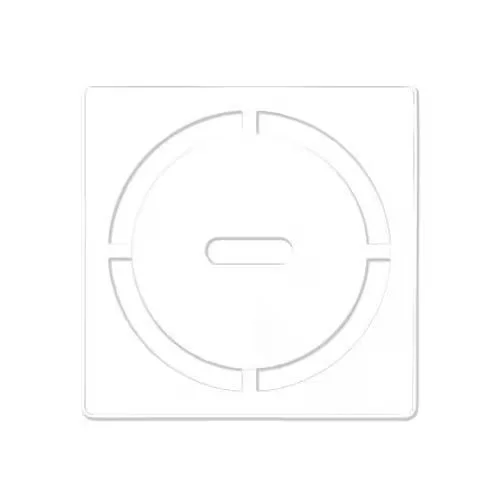 Schluter - KERDI-DRAIN Square Grate Kit Pure - Stainless Steel (V2) Matte White 4"