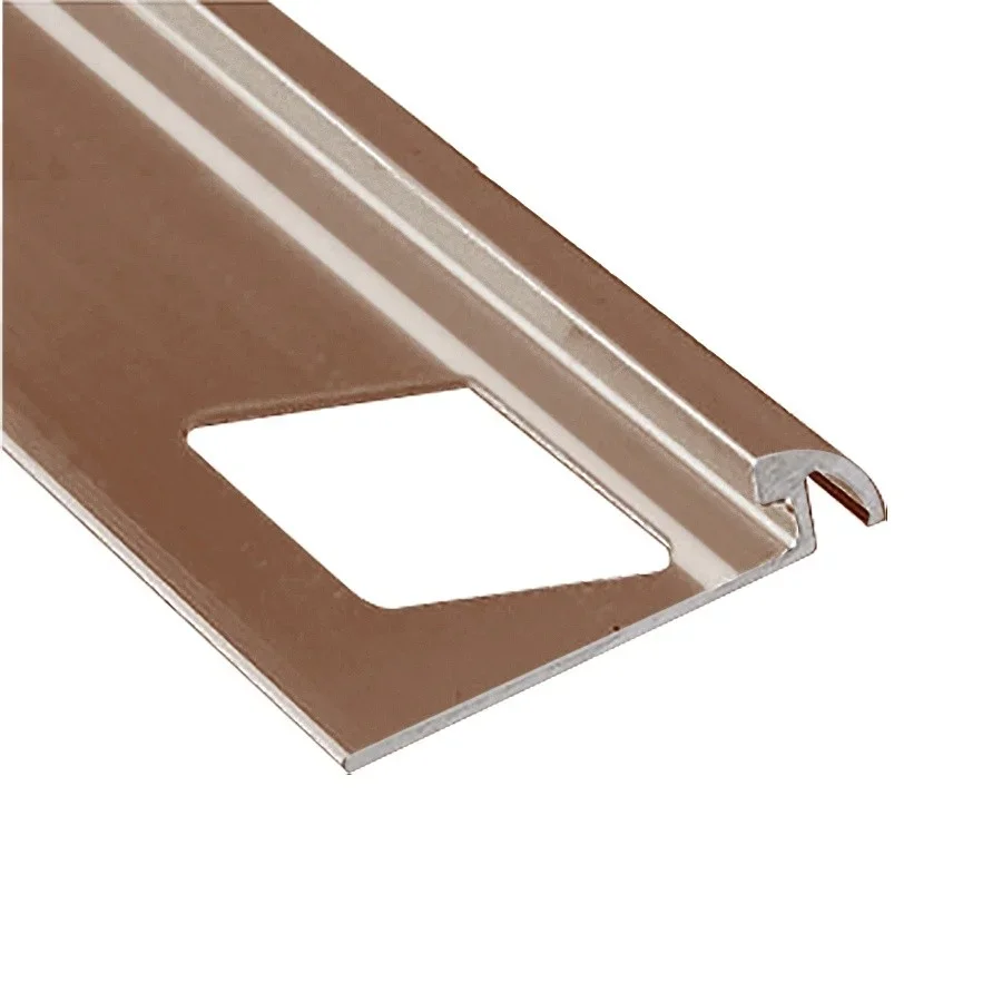 Prova - Round Tile Edge, Satin Champagne - 1:2" x 8'.webp