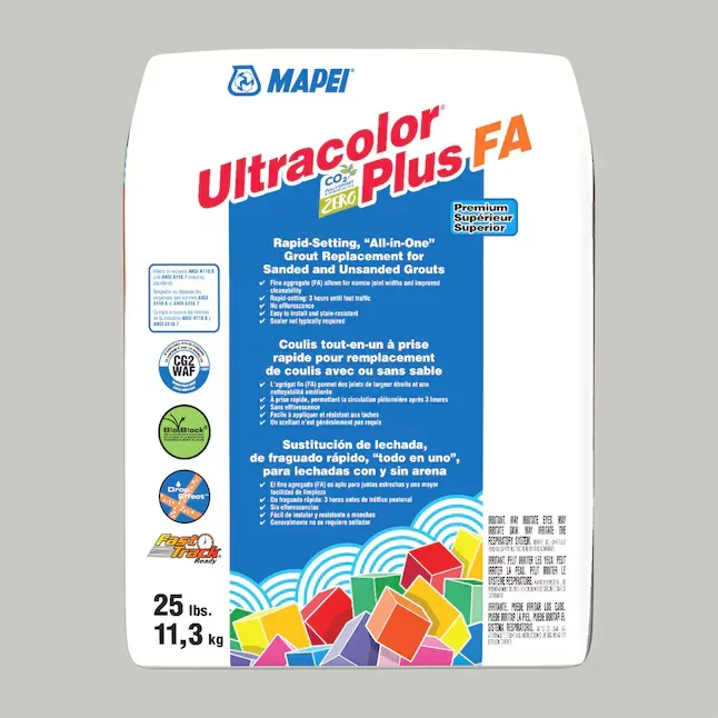Mapei - Ultracolor Plus FA Rapid-Setting All-in-One Grout #5093 Warm Gray 25 lb