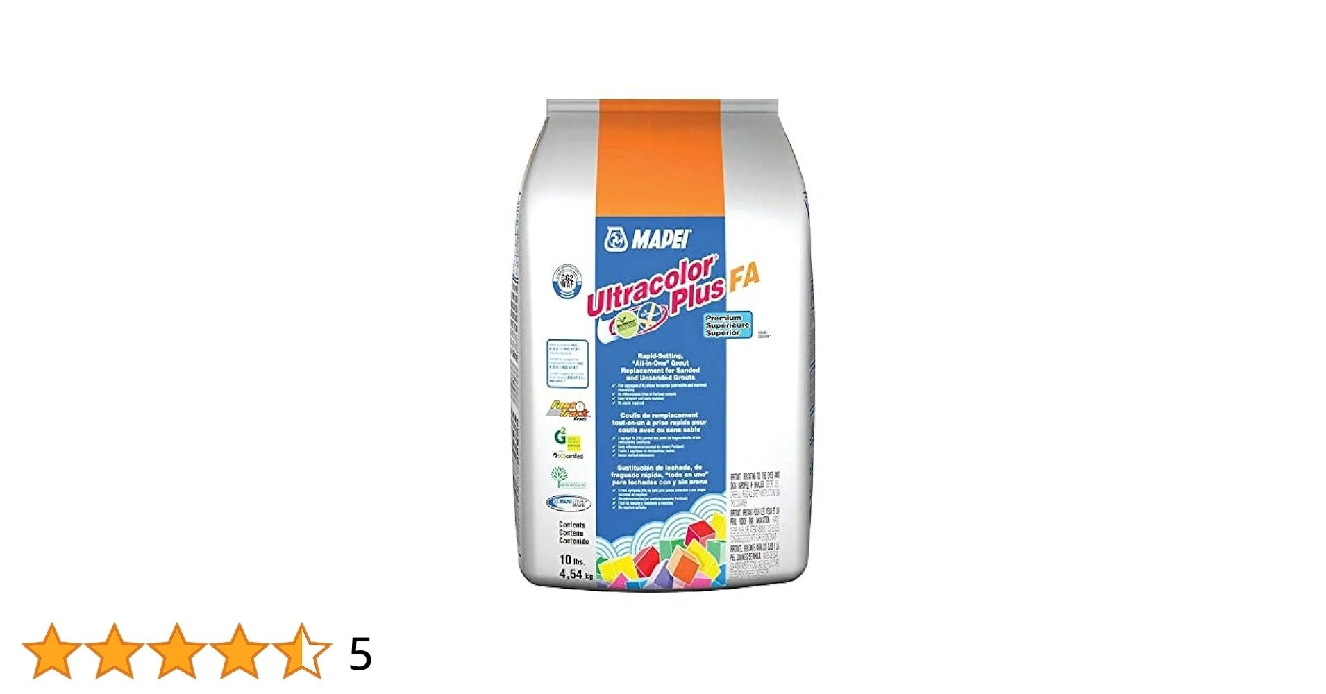 Mapei - Ultracolor Plus FA Rapid-Setting All-in-One Grout #5047 Charcoal 10 lb