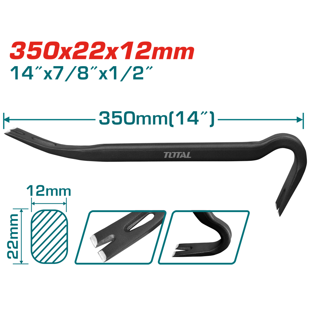Total tools [THT431142] 14" Wrecking Bar