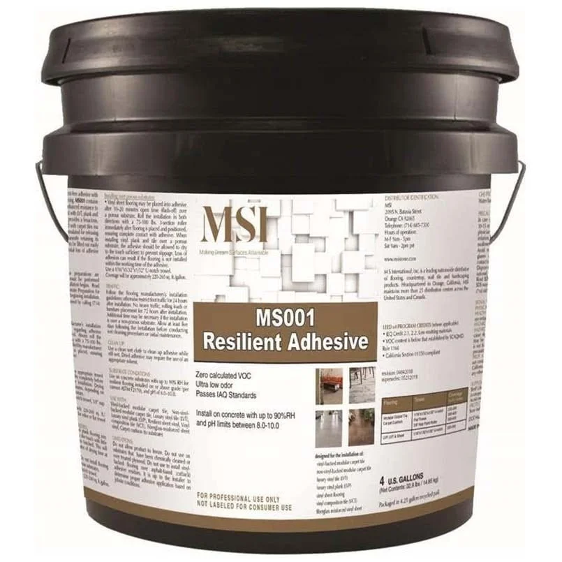 MSI LVT Universal Pressure Adhesive 4 Gallon Pail MS001