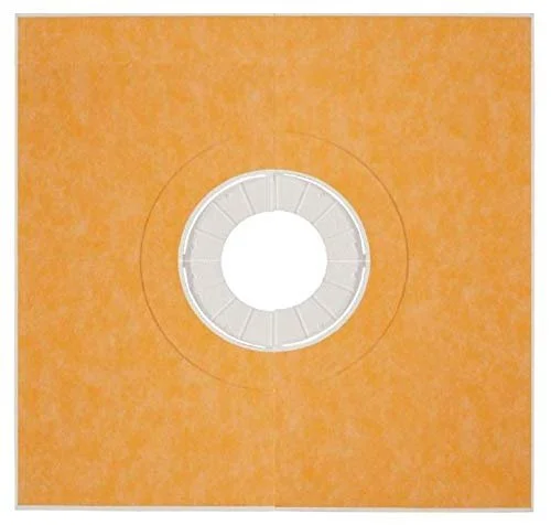 Schluter - KERDI-SHOWER-T Prefabricated Sloped Shower Base with Center Outlet Position 1-1/4" x 72" x 72"