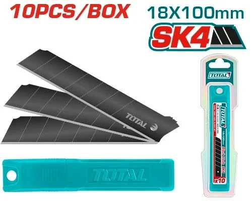 Total tools [THTCB181] 10 PcsX18mm SK4 knife blades set