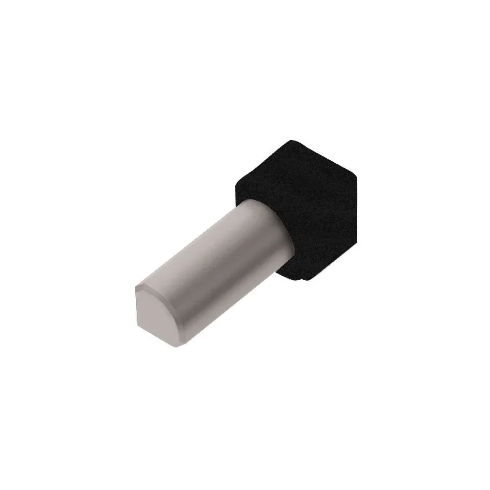 Schluter - RONDEC Inside Corner 90° - Aluminum Matte Black 3/8" (10 mm)