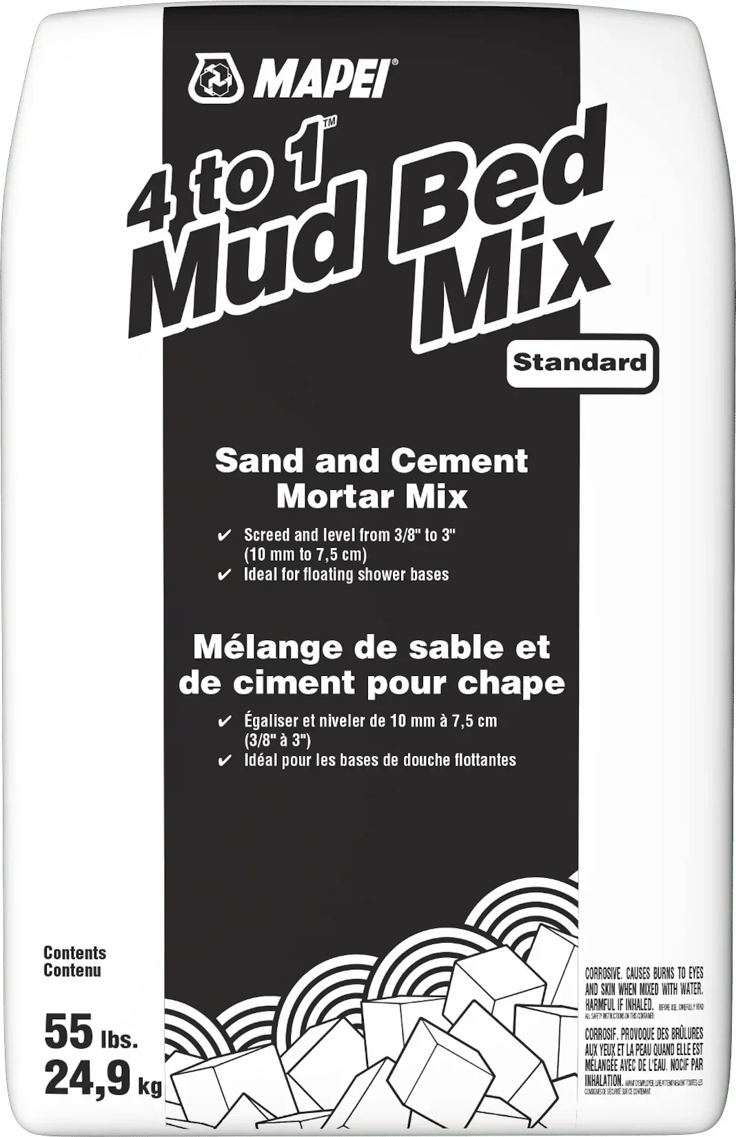 Mapei - 4 to 1 Mud Bed Mix Sand & Cement Mortar 24.9 kg