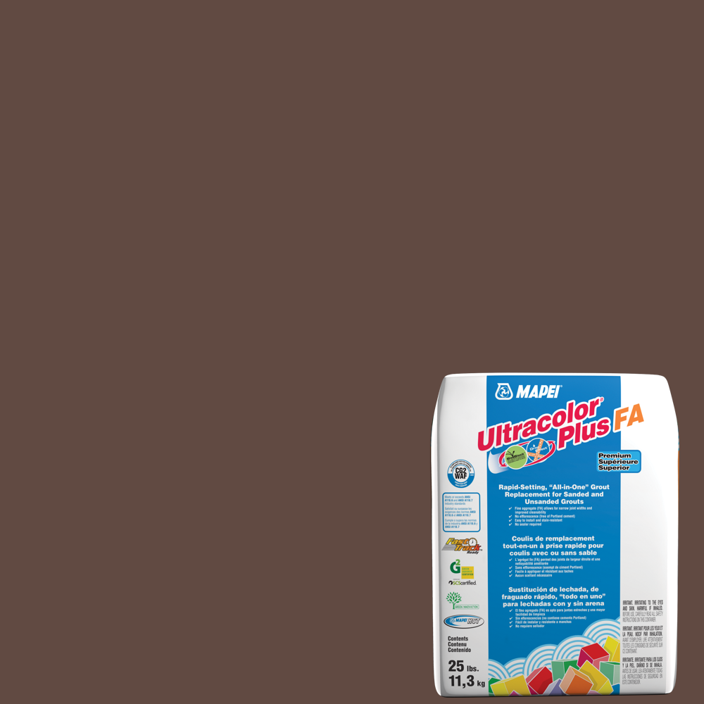 Mapei Ultracolor Plus FA Rapid-Setting All-in-One Grout - #114 Mahogany - 25 lb
